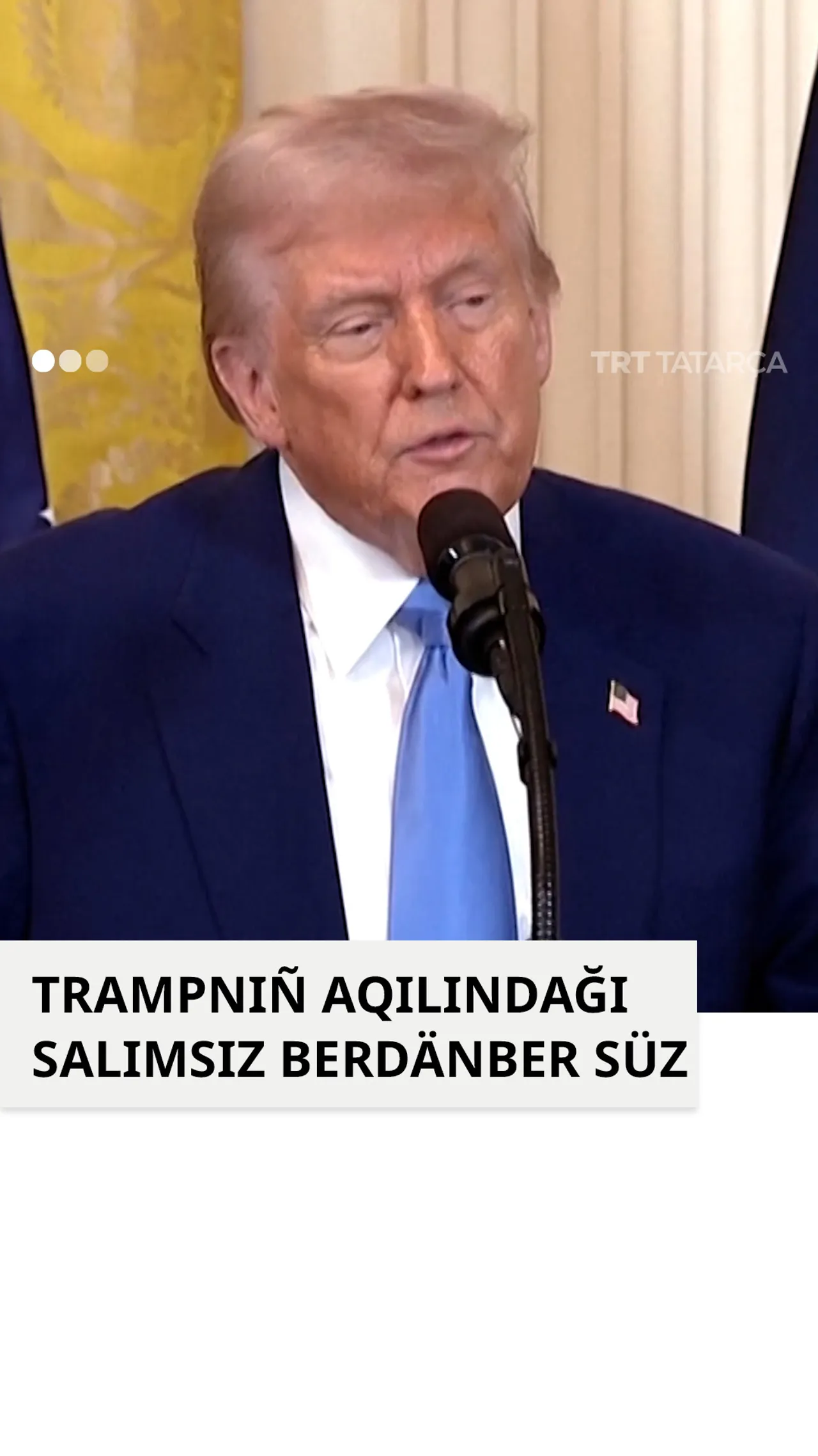 Trampnıñ iñ yaratqan süze